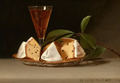 Still Life With Raisin Cake