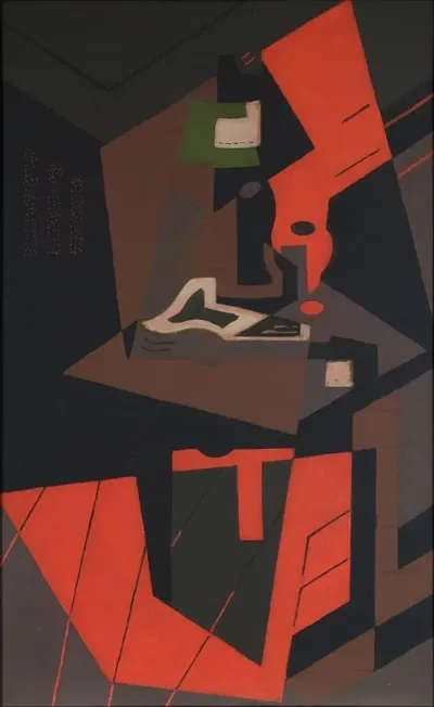 Still Life With Red Lamp