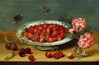 Still Life With Strawberries