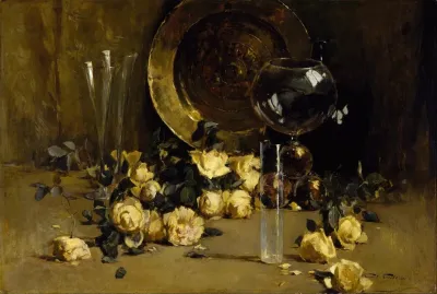 Still Life With Yellow Roses