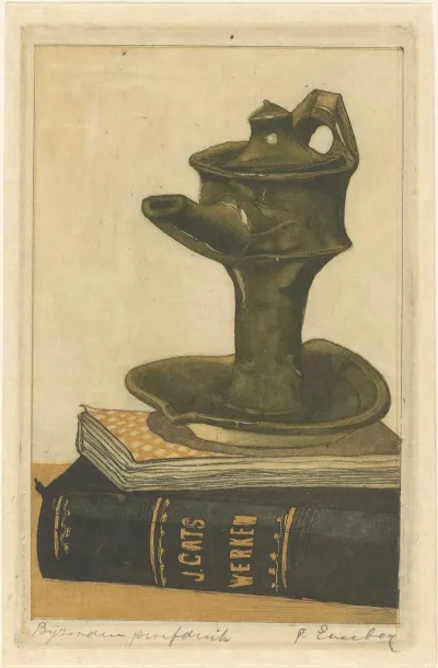 Stilleven Met Schenkkan En Boeken 2