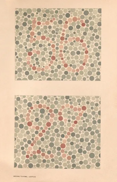 Stillings Pseudo Isochromatic Plates For Testing Color Perception Pl 12