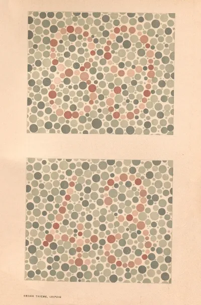 Stillings Pseudo Isochromatic Plates For Testing Color Perception Pl 13