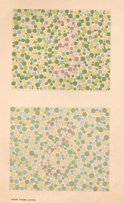 Stillings Pseudo Isochromatic Plates For Testing Color Perception Pl 21