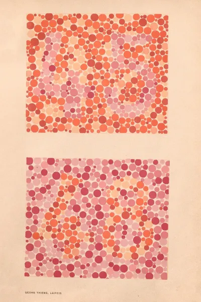 Stillings Pseudo Isochromatic Plates For Testing Color Perception Pl 25