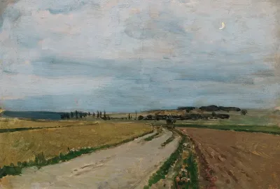 Stimmungsstudie Abend Michelhausen Plankenberg