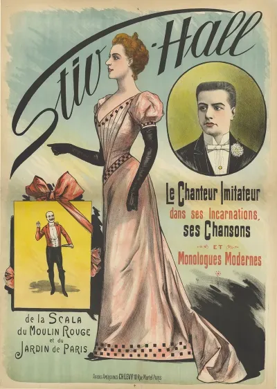 Stiv Hall De La Scala Du Moulin Rouge Et Du Jardin De Paris Le Chanteur Imitateur
