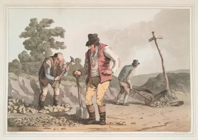 Stone Breakers On The Road Plate 7