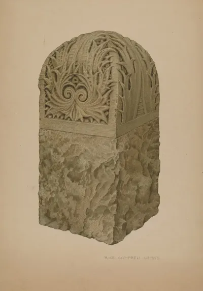 Stone Gate Post 3