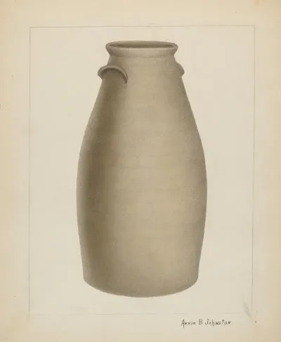 Stoneware Churn 2