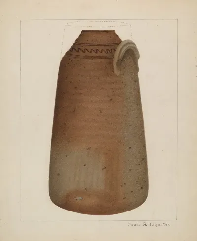 Stoneware Churn