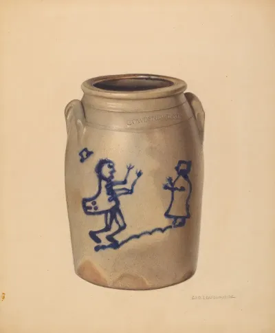 Stoneware Crock 6
