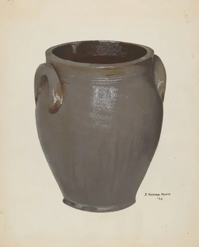 Stoneware Crock 7