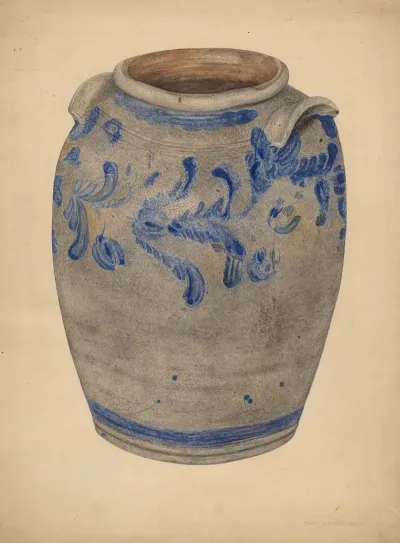 Stoneware Crock 8