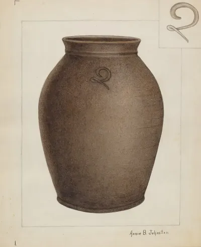 Stoneware Jar 10