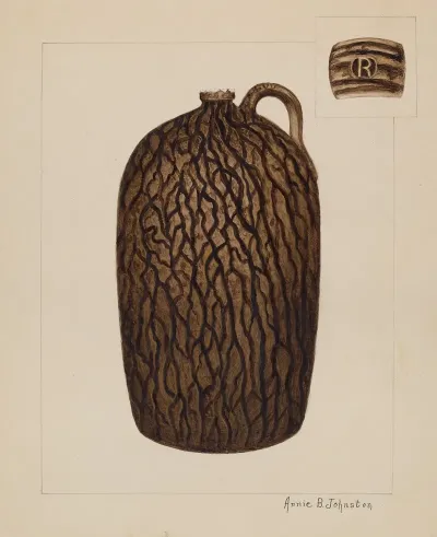 Stoneware Jar 13
