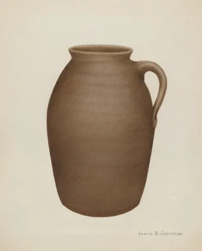 Stoneware Jar 18