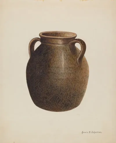 Stoneware Jar 20