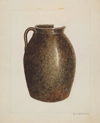 Stoneware Jar 21