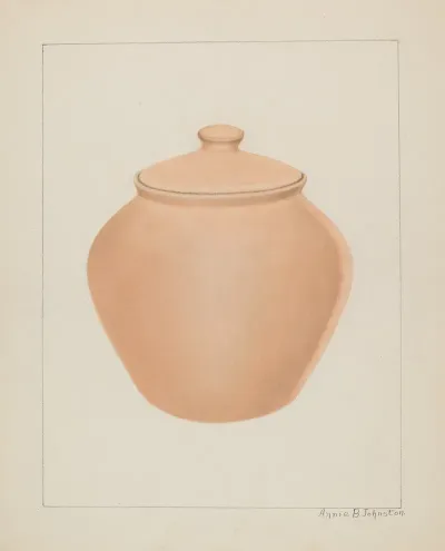 Stoneware Jar 23