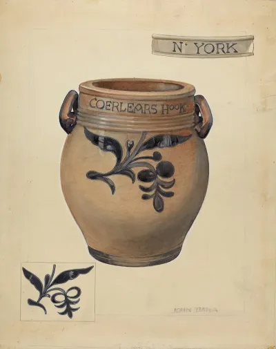 Stoneware Jar 28