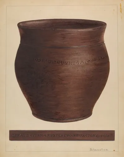Stoneware Jar 32