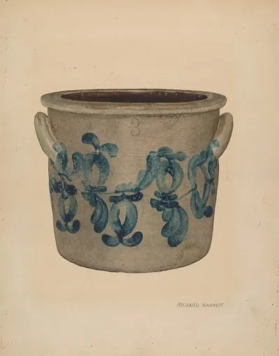 Stoneware Jar 35