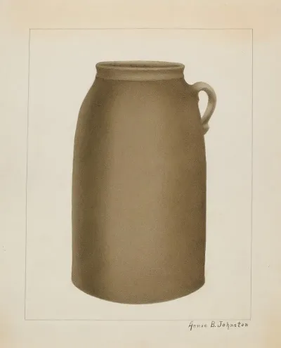 Stoneware Jar 6