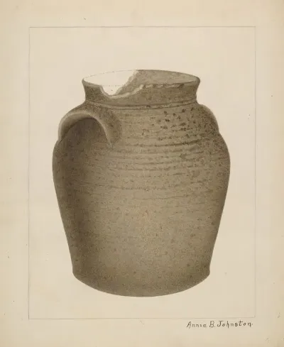 Stoneware Jar 7