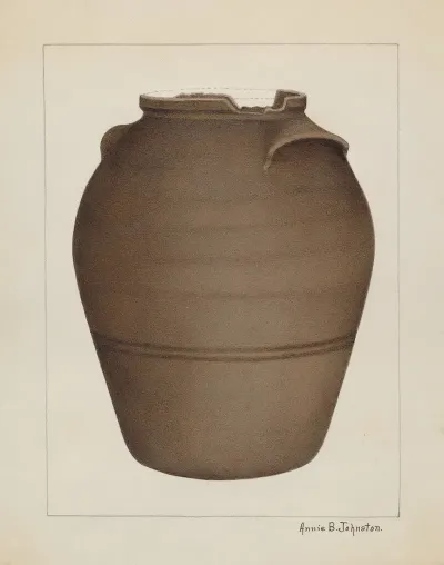 Stoneware Jar 9