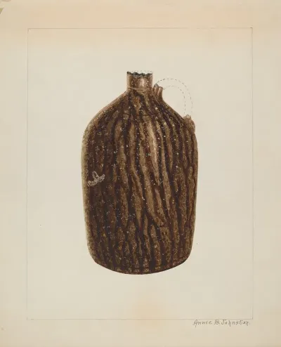 Stoneware Jug 10