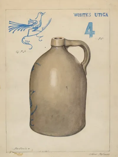 Stoneware Jug 16
