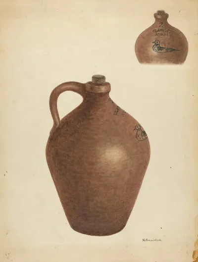 Stoneware Jug 21