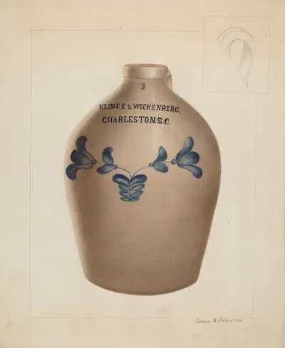 Stoneware Jug 6