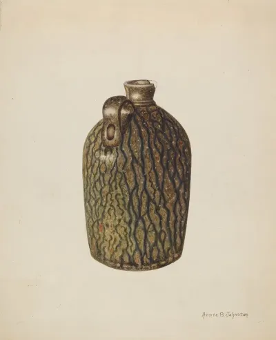 Stoneware Jug 9