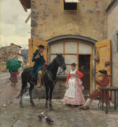Stopping For A Drink