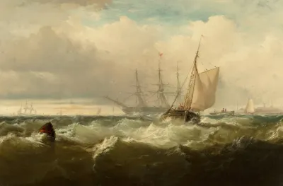 Storm Off New Castle Delaware