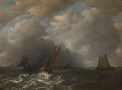 Storm On The Meuse River