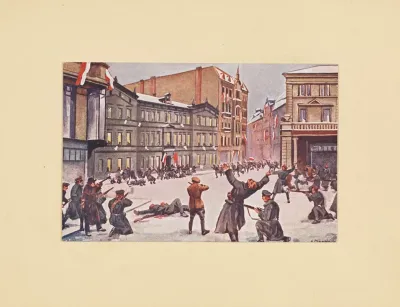 Storming And Capture Of The Police Headquarters Heroic Death Of Franciszek Ratajczak On Friday December 27 1918