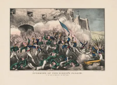 Storming Of The Bishops Palace At The Siege Of Monterey Sept 22nd 1846 2
