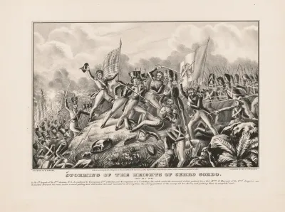 Storming Of The Heights Of Cerro Gordo April 18th 1847