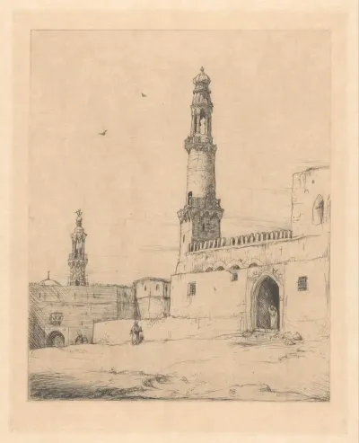 Straataanzicht Met Moskeeen
