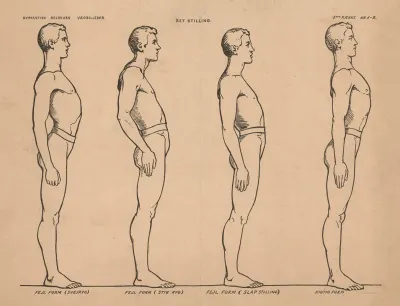 Straight Standing Position Right Form Wrong Form Retstilling