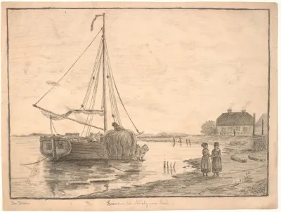 Stranden Ved Nordby Pa Fano