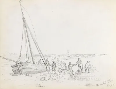 Strandet Skip Borkum