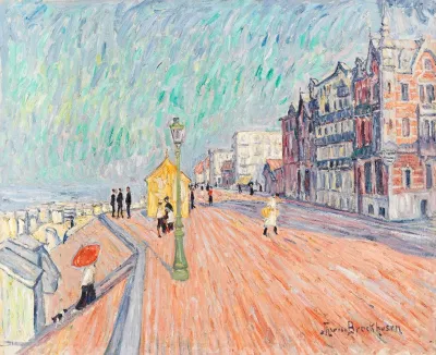 Strandpromenade In Knokke