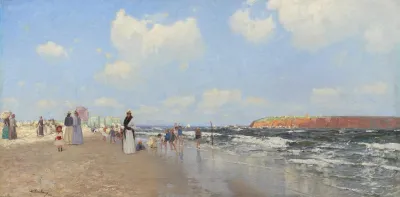 Strandpromenade Von Helgoland