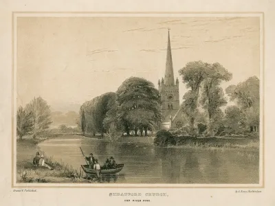 Stratford Church And River Avon