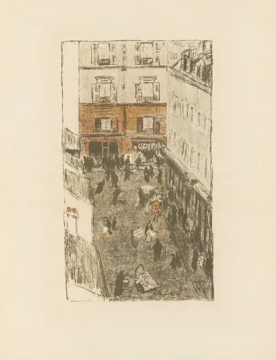 Street Corner Seen From Above Coin De Rue Vue Den Haut
