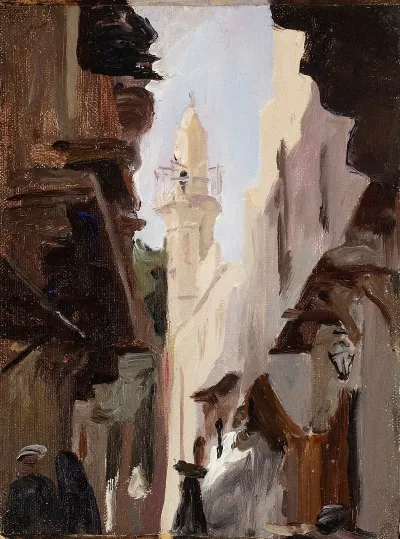 Street In Cairo From The Journey To Egypt